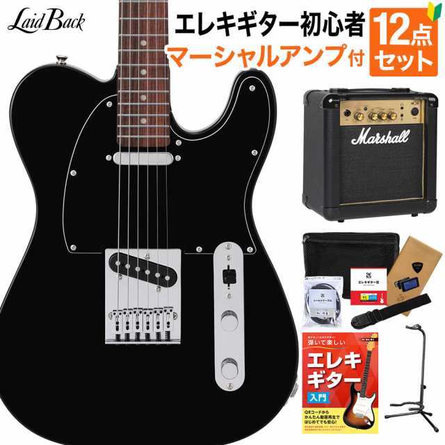 LaidBack レイドバック LTL-5-R-SS VBK エレキギター初心者12点セット【マーシャルアンプ付き】 テレキャスタータイプ  ハムバッカー切替｜au PAY マーケット