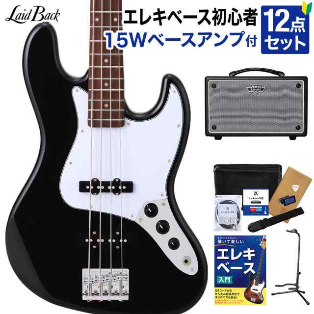 LaidBack レイドバック LJB-5-R-JJ VBK ベース初心者12点セット【15W