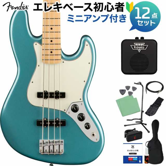 Fender フェンダー Player Jazz Bass Tidepool ベース初心者12点セット ...