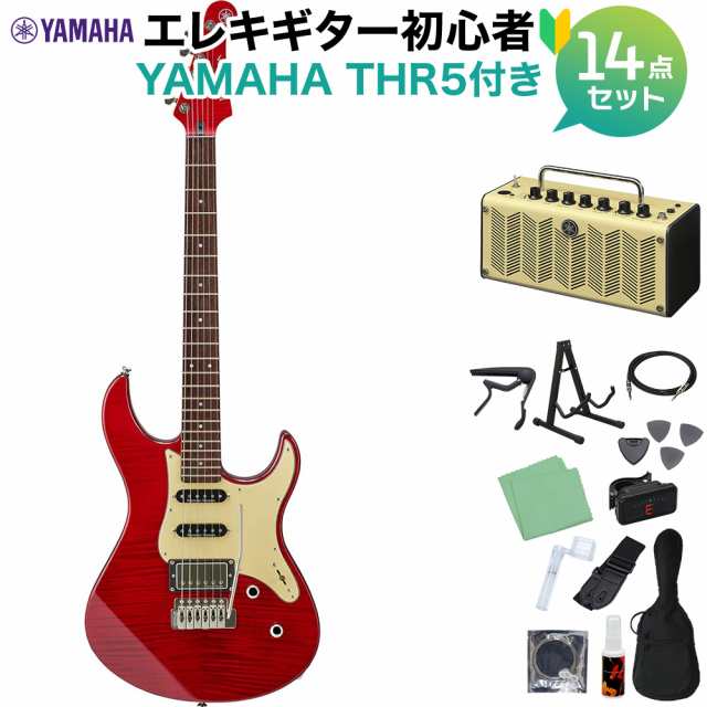 YAMAHA ヤマハ PACIFICA612VIIFMX FRD エレキギター初心者14点セット【THR5アンプ付き】 ファイヤードレッド  PAC612｜au PAY マーケット