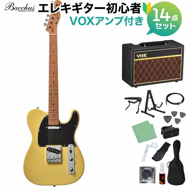 Bacchus バッカス BTE-1-RSM/M BBD エレキギター初心者14点セット【VOX