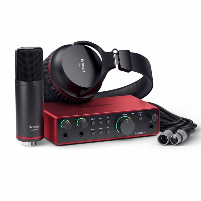 Focusrite フォーカスライト Scarlett 2i2 Studio Pack (4th Gen) 2in ...