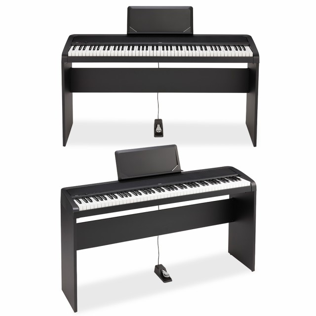 KORG コルグ 電子ピアノ 88鍵盤 B2N BK ブラック 専用スタンドセット ...