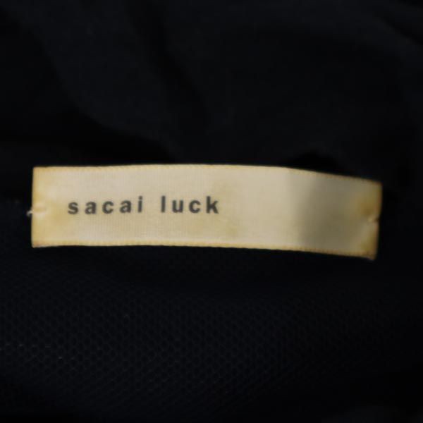 サカイ ラック タートルネック 長袖カットソー 2 ネイビー sacai luck 