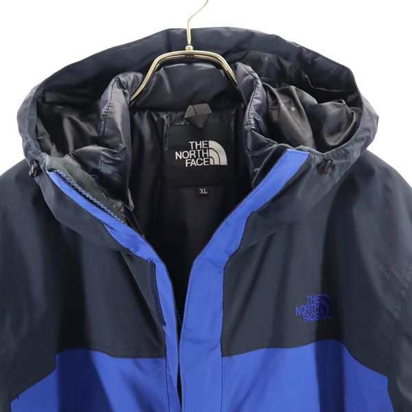 ザノースフェイス NP61207 アウトドア 長袖 3way ナイロンジャケット XL ブルー×ネイビー THE NORTH FACE 中綿ライナー  メンズ 231024｜au PAY マーケット