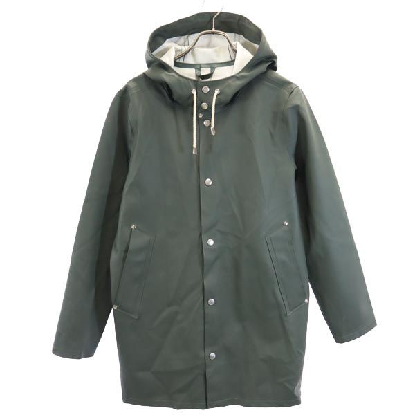 ストゥッテルハイム 撥水加工 レインコート グリーン STUTTERHEIM フード メンズ 231102｜au PAY マーケット