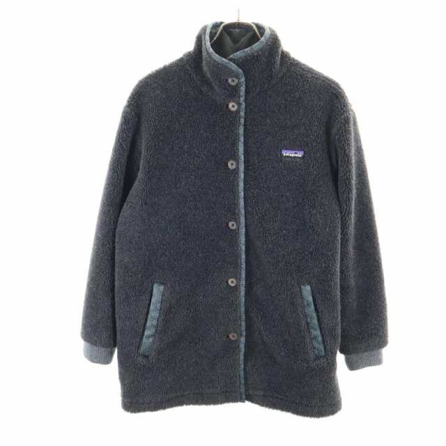 パタゴニア アウトドア 長袖 ボアジャケット XS グレー系 patagonia