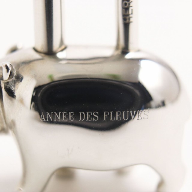 極美品□HERMES エルメス ANNEE DES FLEUVES ヒポポタマス カバ カデナ