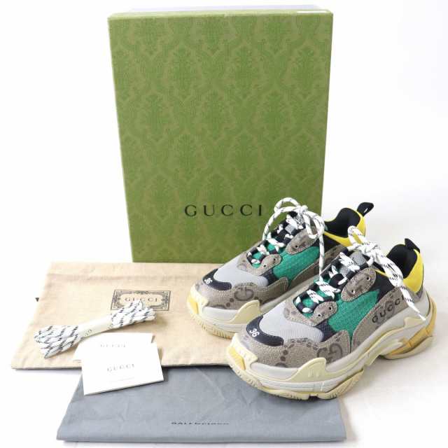 GUCCIバレンシアガ トリプルS GGスプリーム ザハッカープロジェクト-