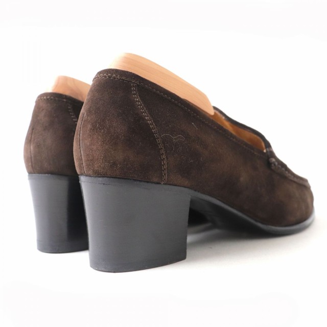 最低価格販売 エルメス スエード 濃いブラウン - 靴