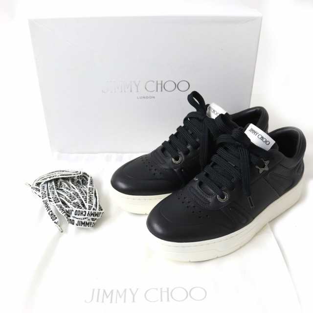 極美品△JIMMY CHOO ジミーチュウ HAWAII スターパンチング