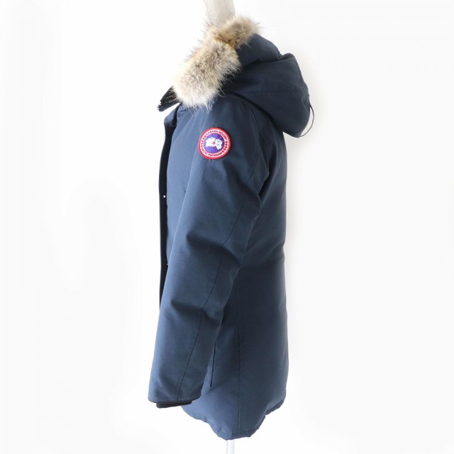 美品 Canada Goose ネイビー ダウン BRONTE-