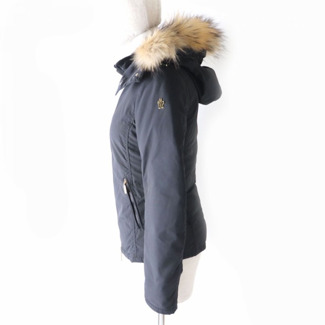 美品△正規品 MONCLER モンクレール AMIENS アミアン ロゴ金具・フード