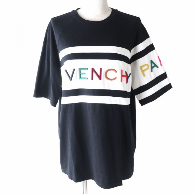 クリーニング済正規品 GIVENCHY LOGO PRINT OVER SIZE TシャツXS