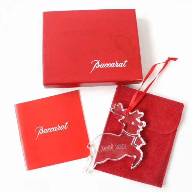 極美品△Baccarat バカラ 2001年 限定 Noel ノエル トナカイ