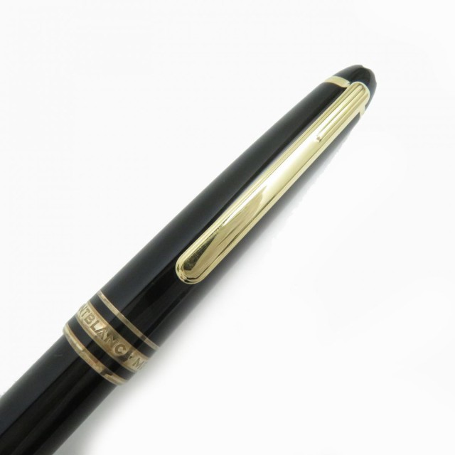 良品◆MONTBLANC モンブラン マイスターシュテュック クラシック ホワイトスター ボールペン ブラック×ゴールド ドイツ製