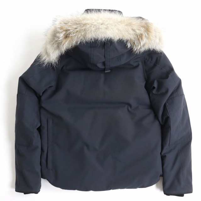 良品△国内正規品 カナダグース 2301JM RUSSELL PARKA/ラッセル ロゴワッペン フーデッド WZIP ダウンジャケット/コート  ネイビー S メン｜au PAY マーケット