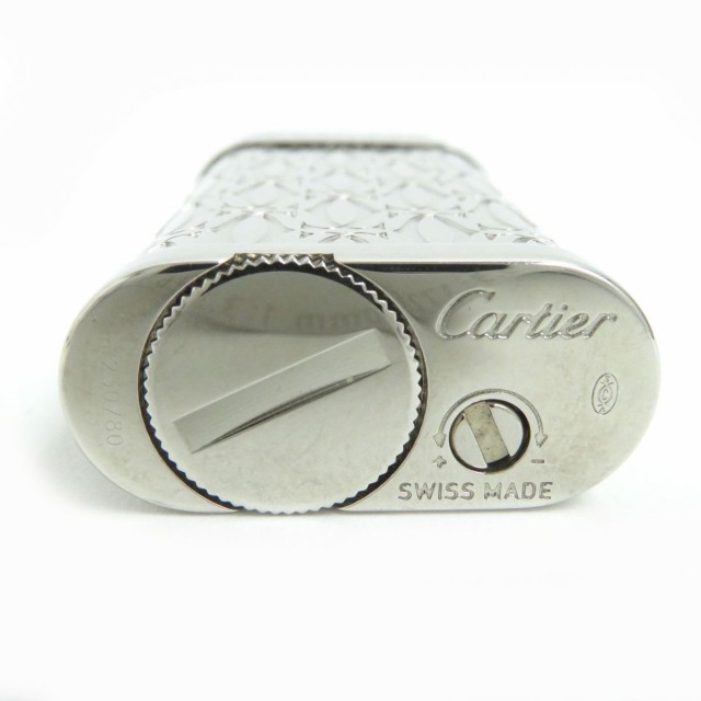 Cartier カルティエ 2C ゴドロン シルバー ガスライター - タバコグッズ