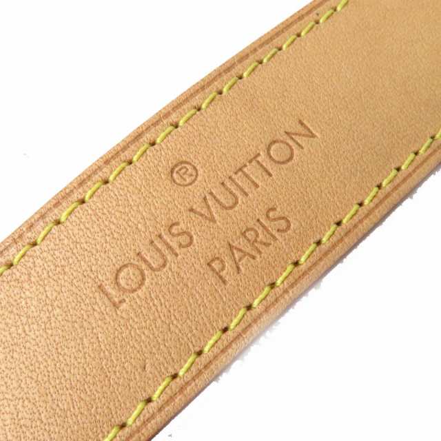 極美品△LOUIS VUITTON ルイヴィトン ショルダーストラップ バッグ用アクセサリー ヌメ革 レザー ベージュ ゴールド金具｜au PAY  マーケット