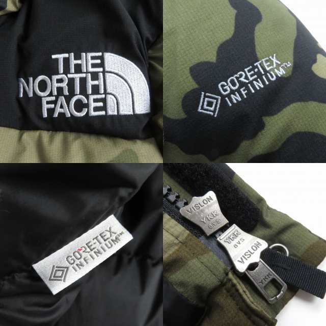 美品◆THE NORTH FACE/ザ ノースフェイス ND91951 GORE-TEX Baltro Light バルトロライト WZIP ダウンジャケット カモフラ/迷彩 M 正規品