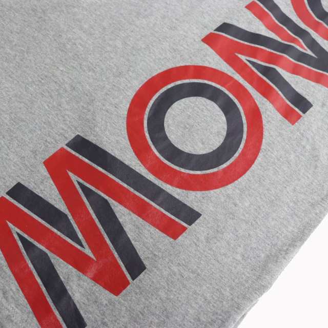 極美品△正規品 MONCLER モンクレール MAGLIA T-SHIRT ロゴ入り クルー