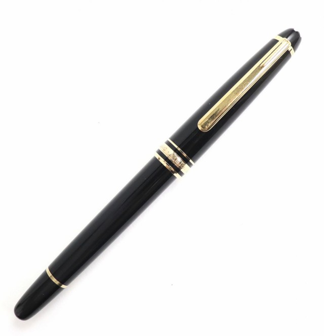 美品◆MONTBLANC モンブラン PIX マイスターシュテュック ホワイトスター ツイスト式 ボールペン ブラック×ゴールド ドイツ製