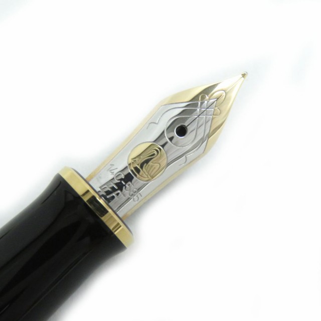 美品△Pelikan ペリカン M400 スーベレーン ペン先14K EFニブ 吸入式