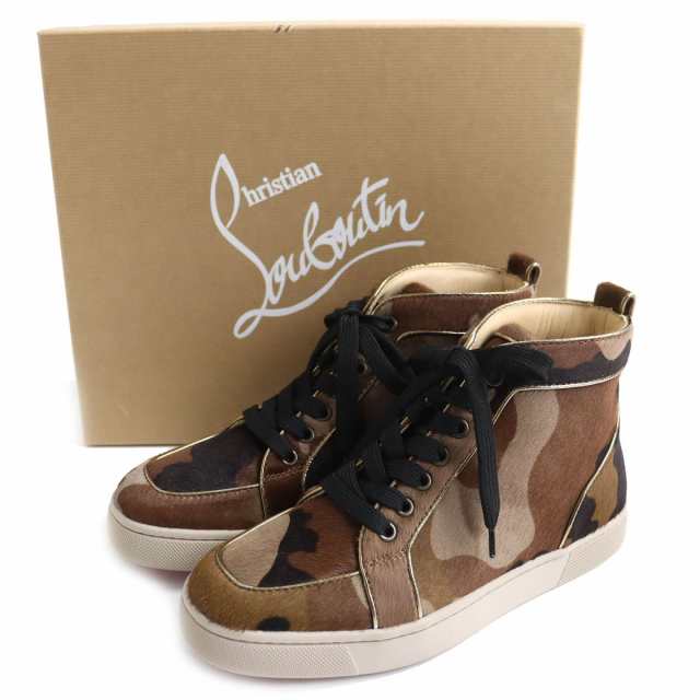 美品 Christian Louboutin ハラコ シューズ-