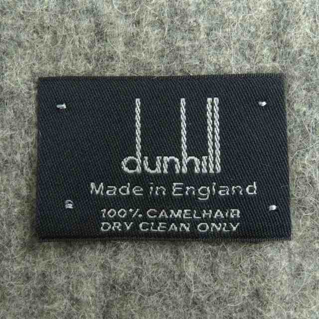 未使用品△dunhill ダンヒル フリンジ付き ストライプ カシミヤ