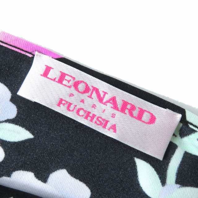 極美品△正規品 LEONARD FUCHSIA レオナール フューシャ レディース 花