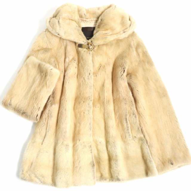 美品▽NORTH BEACH ノースビーチ SAGA FURS MINK サガミンク フード