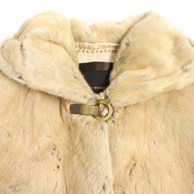 美品▽NORTH BEACH ノースビーチ SAGA FURS MINK サガミンク フード