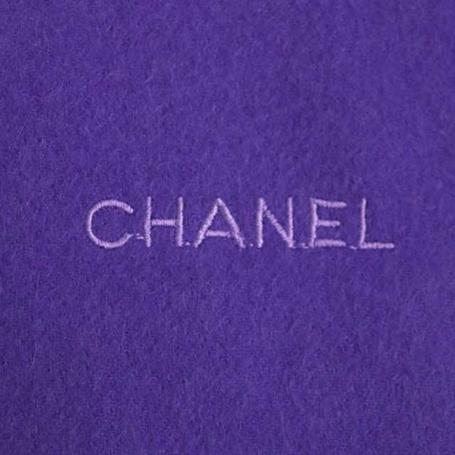 CHANEL 紫　刺繍ロゴ　Tシャツ ヴィンテージ