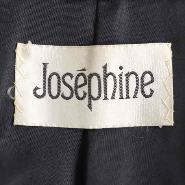 極美品★Josephine　ジョセフィーヌ　MINK　ミンク　本毛皮コート　9　ダークブラウン（ブラックに近い）　毛質艶やか・柔らか◎