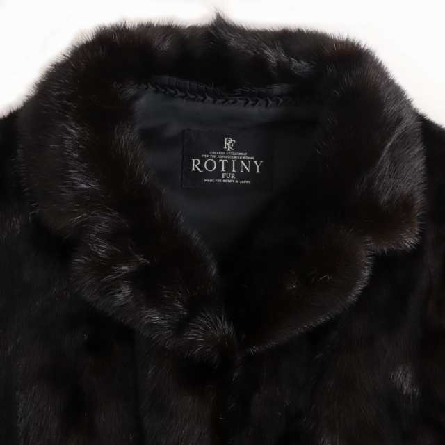 毛並み極美品☆ROTINY ロティニー MINK ミンク 本毛皮コート ...