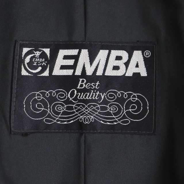 極美品▽EMBA エンバ ブラックジュエルミンク 本毛皮コート ブラック