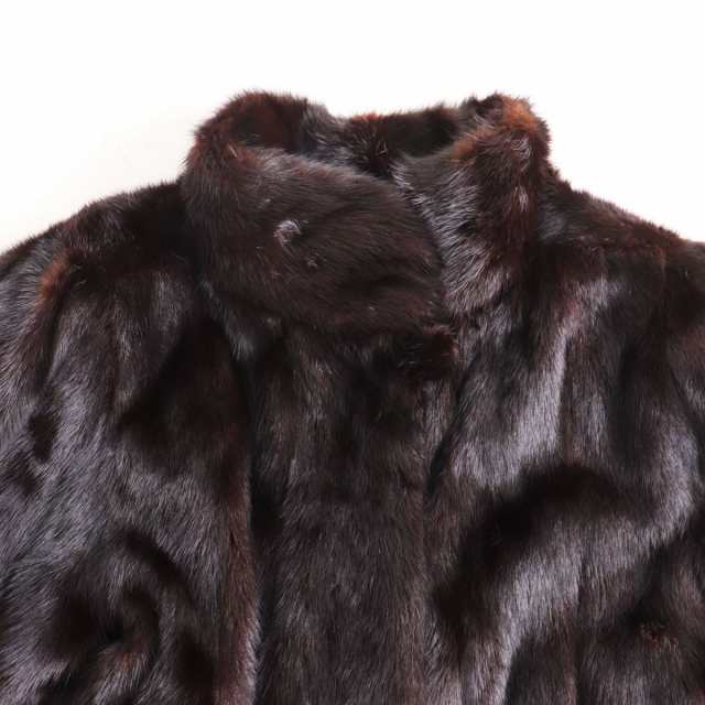 極美品○EMBA エンバ MINK ミンク 本毛皮ショートコート ジャケット