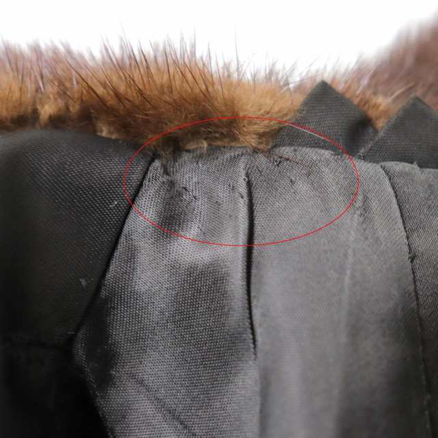 美品☆Nakamura Fur ナカムラファー MINK ミンク 本毛皮コート