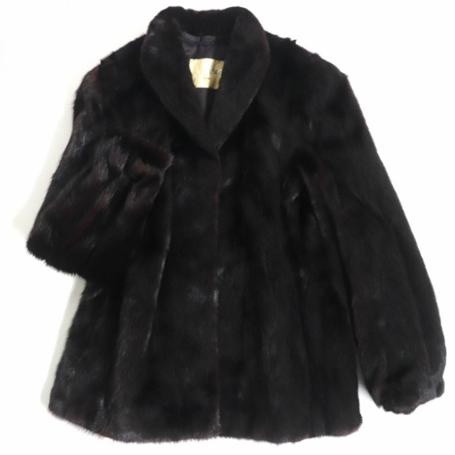 良品▽HARAJUKU MOTHER ハラジュクマザー MINK ミンク 本毛皮コート