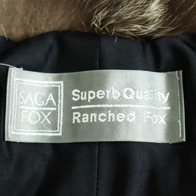 極美品○SAGA FOX サガフォックス 本毛皮ショール/ストール/ティペット