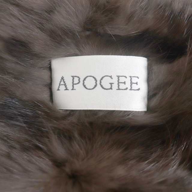 極美品▽APOGEE SABLE ロシアンセーブル コサージュ付き 本毛皮