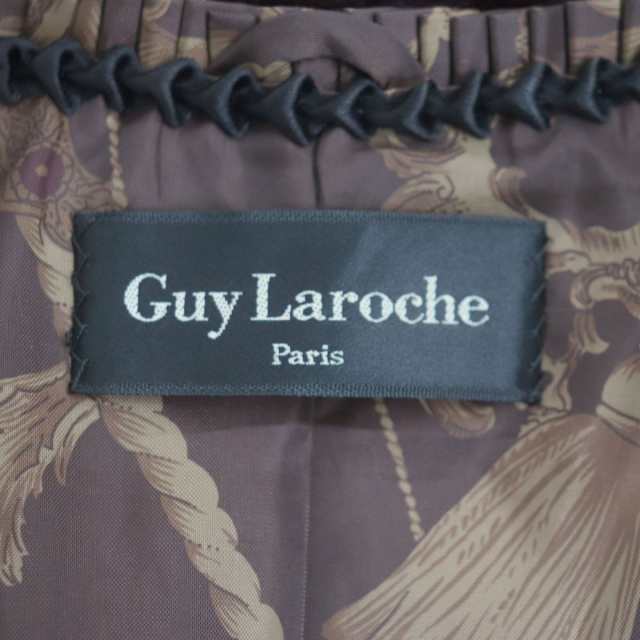 極美品▽Guy Laroche ギラロッシュ SAGA MINK サガミンク 裏地総柄 本