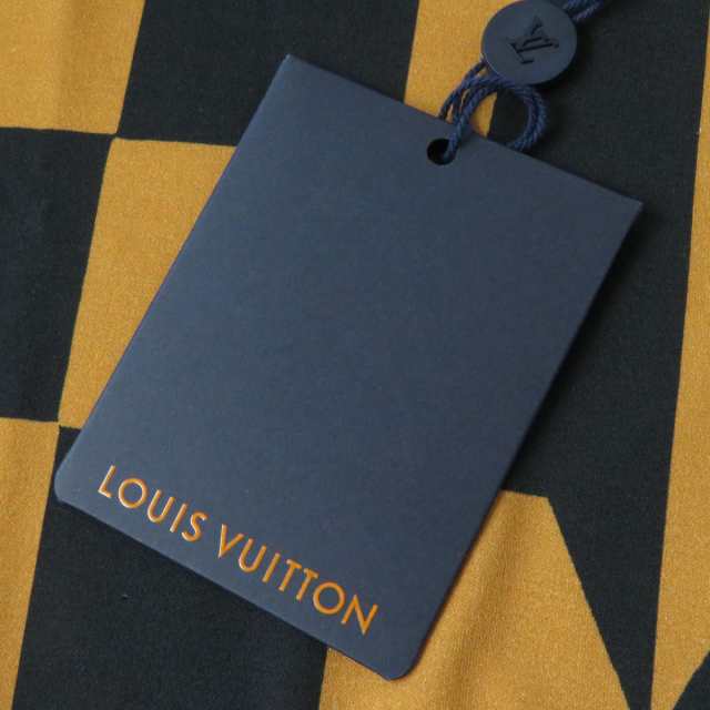 未使用◇正規品 LOUIS VUITTON ルイヴィトン 2021年 1A8LA2 半袖 グラフィックシグネチャー コットンジャージーTシャツ  トップス 黒 XS｜au PAY マーケット