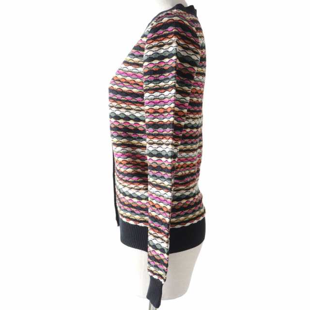 高品質HOT 美品◇正規品 M MISSONI ミッソーニ Vネック マルチボーダー