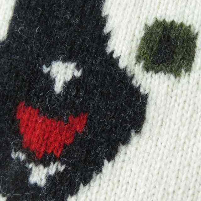 シャネル 07A COCO刺繍 ペンギン ウールカシミヤ混 ニット セーター