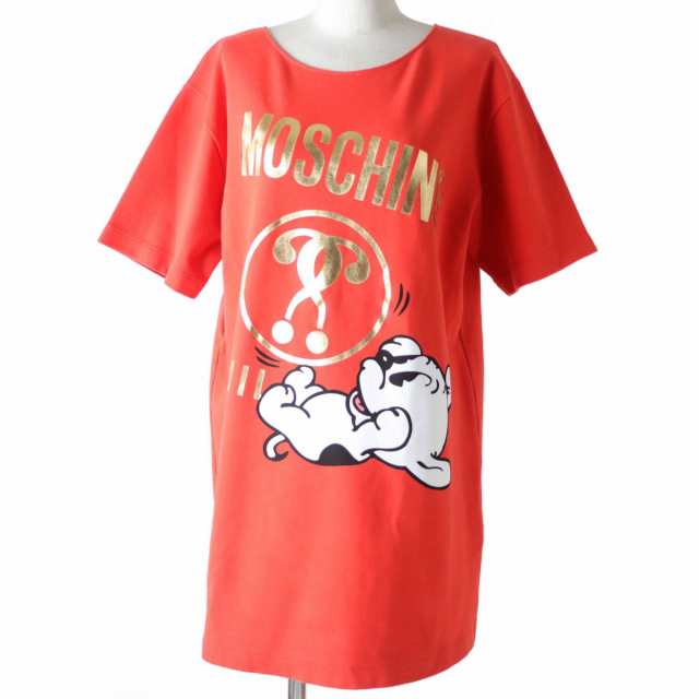 美品◇MOSCHINO モスキーノ Betty Boop ベティブープコラボ ロゴ×パ