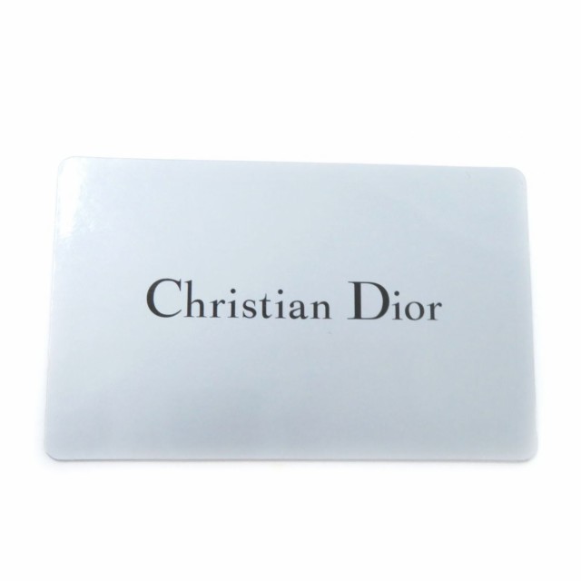美品★Christian Dior クリスチャンディオール SADDLE バーティカル レザーポーチ レディース ブラック×ゴールド イタリア製 保管袋付き