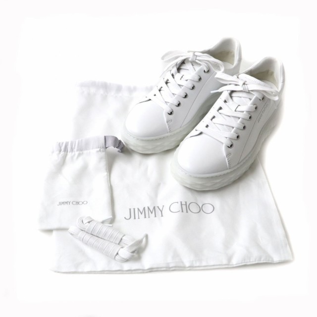 未使用品☆JIMMY CHOO ジミーチュウ Diamond Light Maxi 22AW レザー