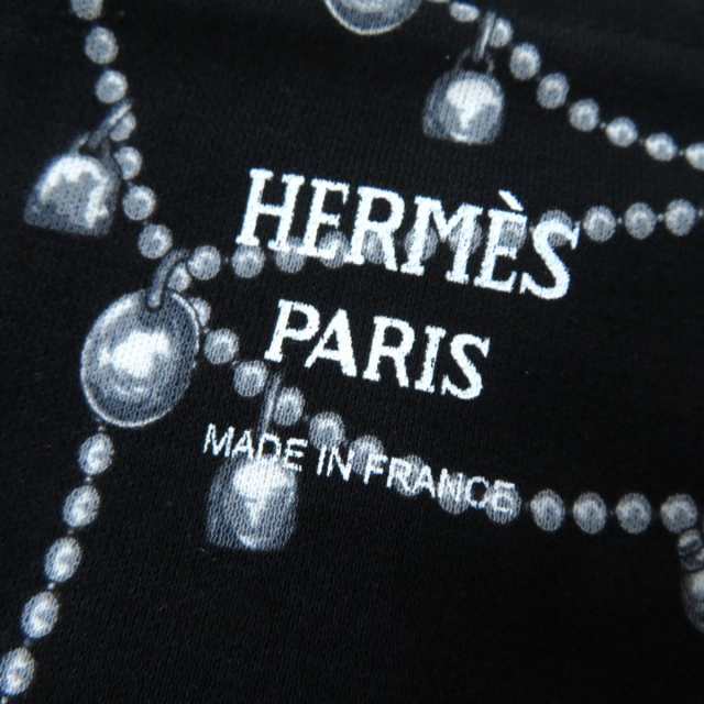 未使用◎正規品 22AW 仏製 HERMES エルメス Tresor de Medor トレゾールドゥメドール レディース Tシャツ／半袖カットソー 黒 38 箱付き　m02-st30308-113