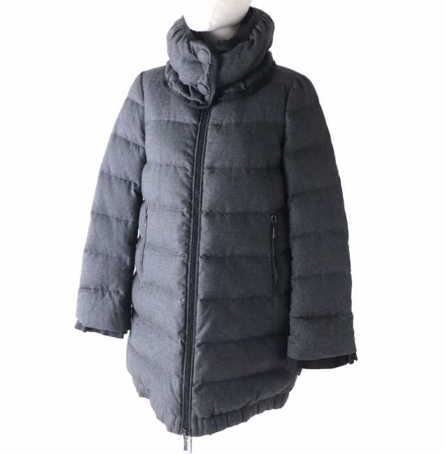 美品☆国内正規品 MONCLER モンクレール MADINE マディーン ベルスリーブ ZIP UP ウールダウンコート レディース ダークグレー  0の通販はau PAY マーケット - 衣類＆ブランドリサイクルGREEN | au PAY マーケット－通販サイト